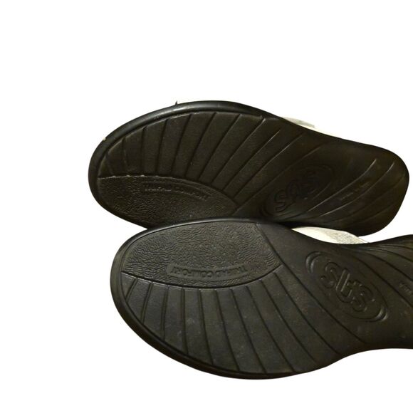 SAS Sandals Size 8M Nudu Slide White/Silver Comfort Slide On Grandma Core - Picture 15 of 16